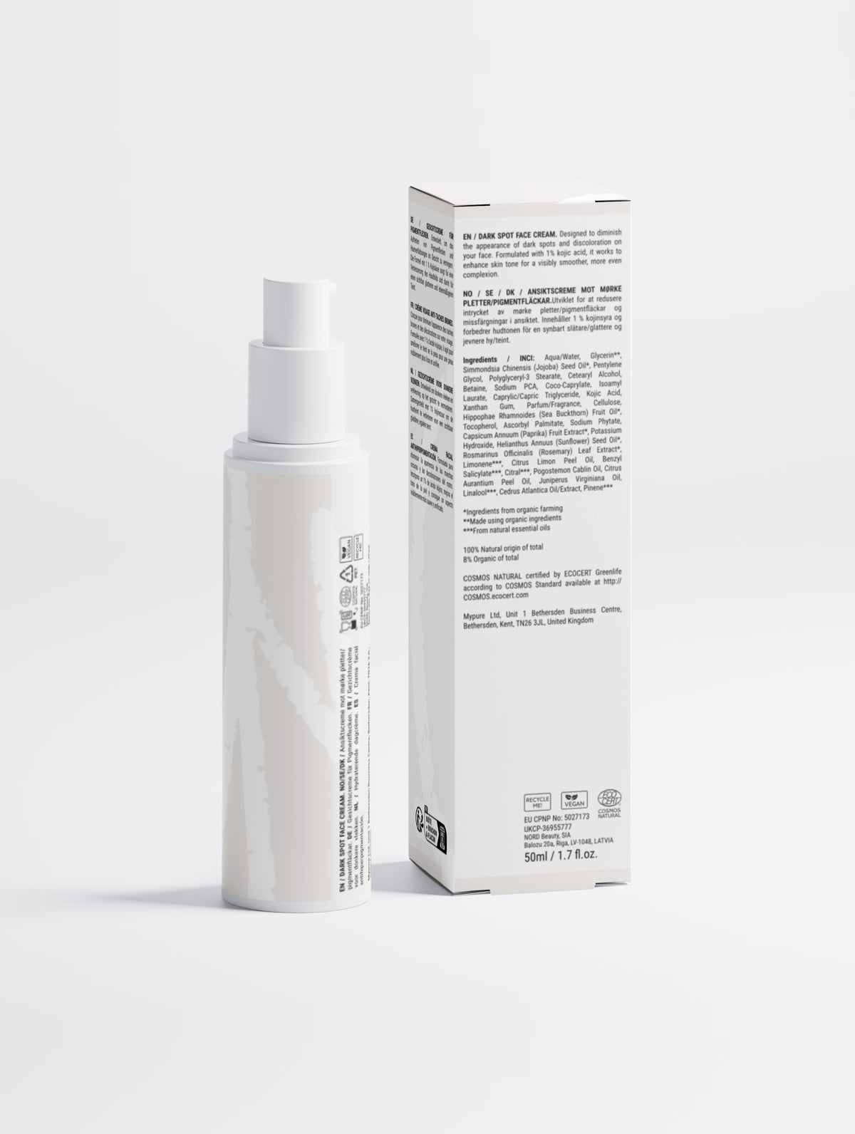 Dark Spot Face Cream with Kojic Acid Selfnamed