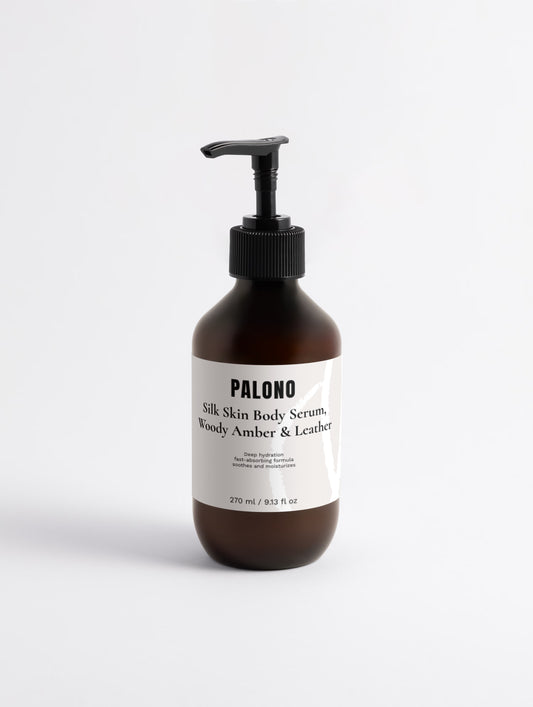 Silk Skin Body Serum, Woody Amber & Leather Selfnamed